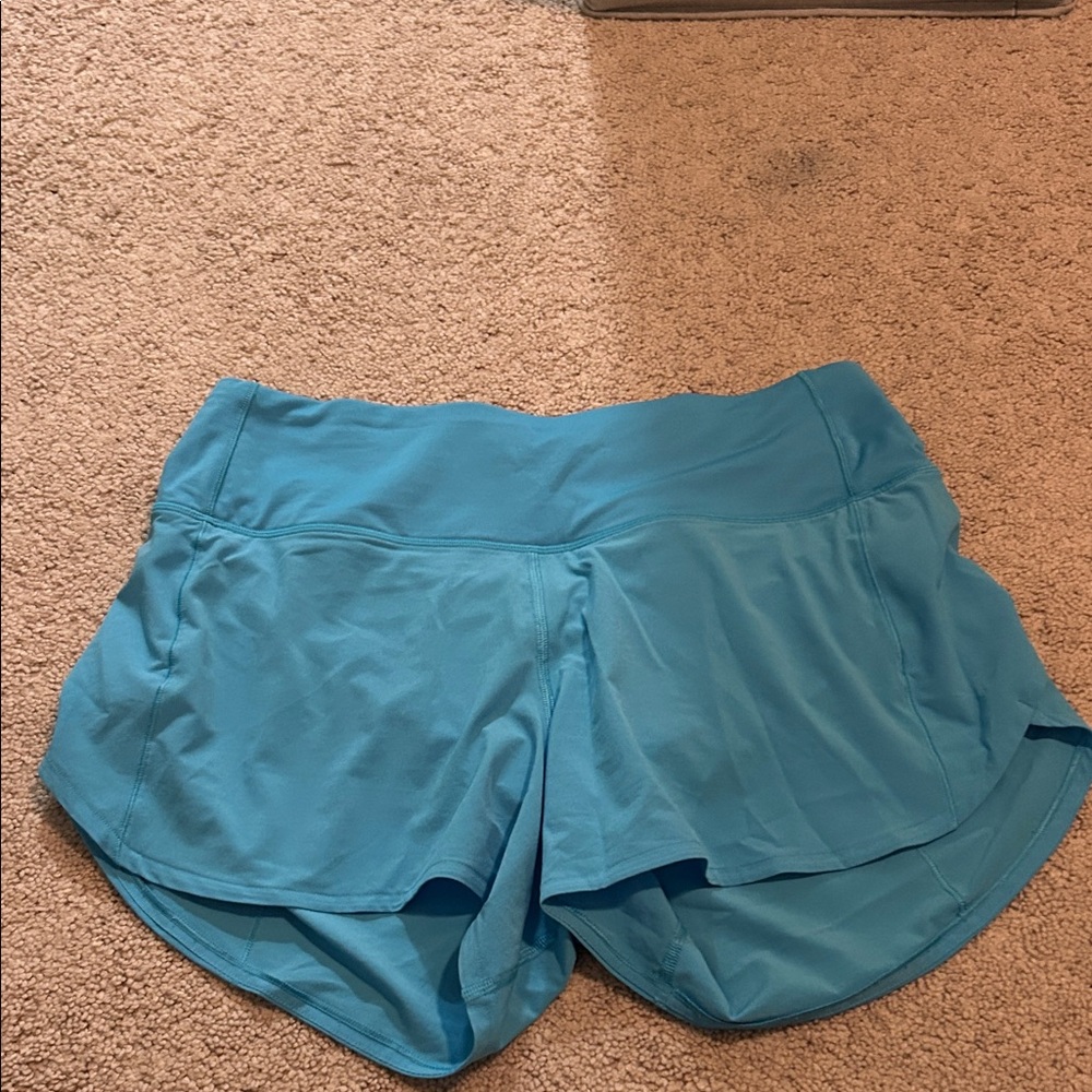 lululemon athletica Light Blue Athletic Shorts